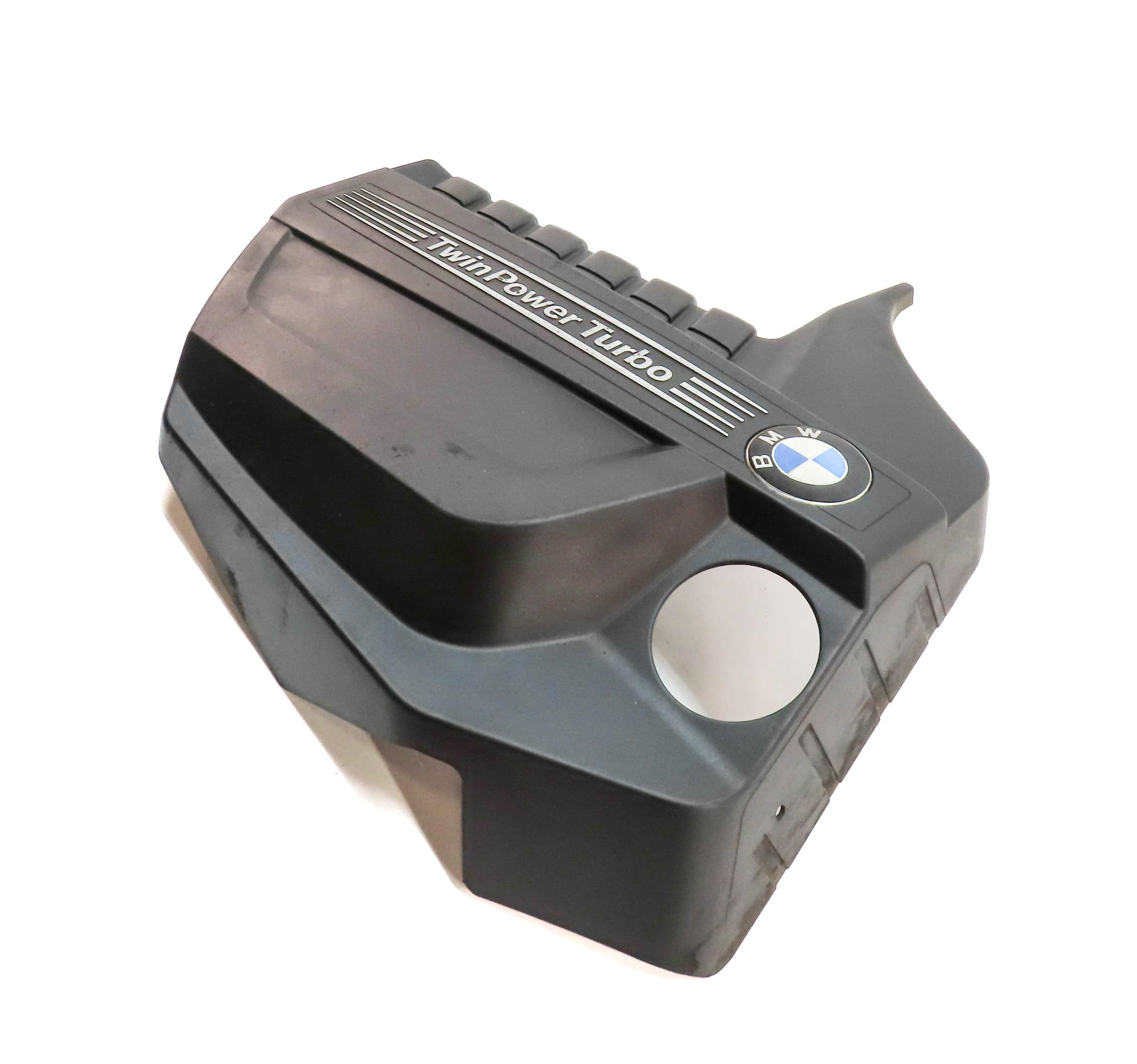 11-18 BMW 535i 640i 740i X3 X5 X6 (F10 F07 F01) 3.0L TURBO N55 ENGINE COVER TRIM — exact item pictured